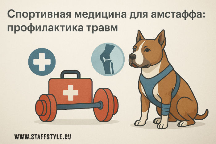 Спортивная медицина для амстаффа: профилактика травм