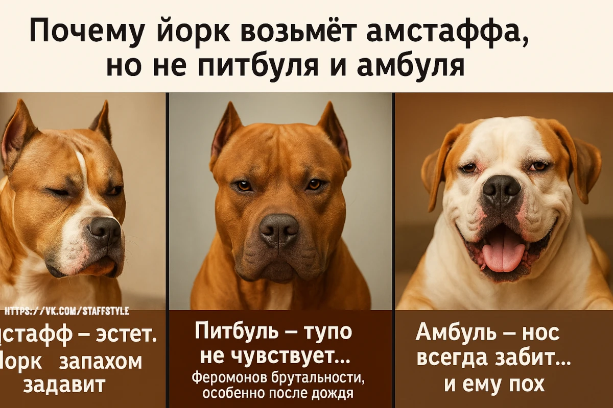 амстафф vs йорк
