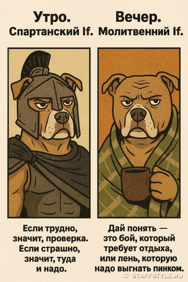 Мем про характер амстаффов