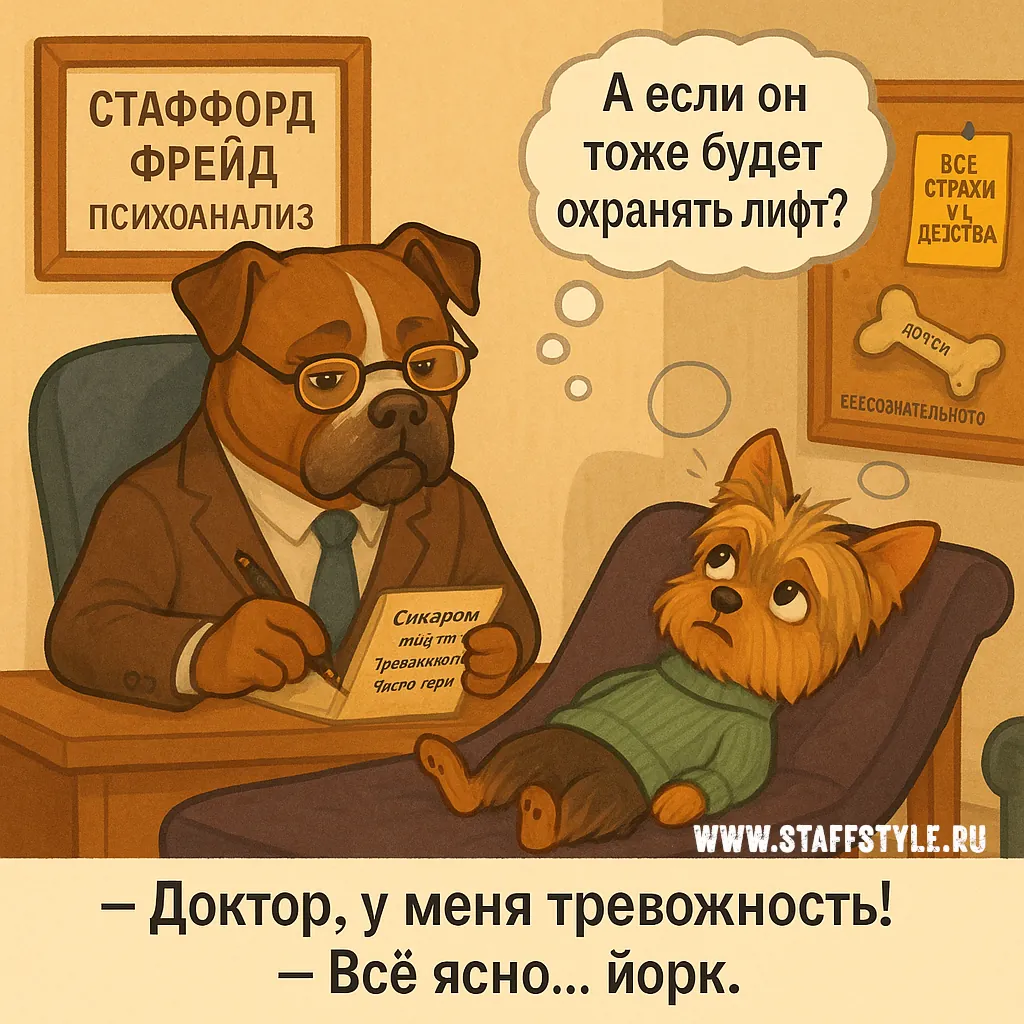 Йорк на приёме у Амстаффа психоанализ