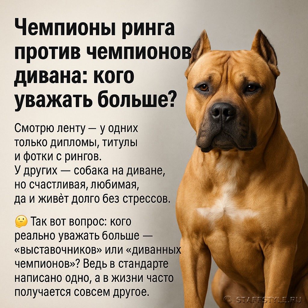 Чемпионы ринга vs чемпионы дивана