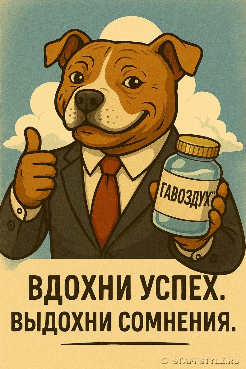 Стаффстиль: Вдохни успех. Выдохни сомнения.