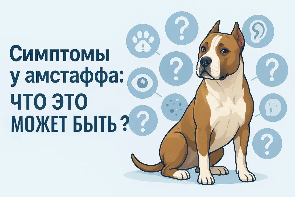 Симптомы у амстаффа: разбор тревожных признаков и советы от опытных владельцев