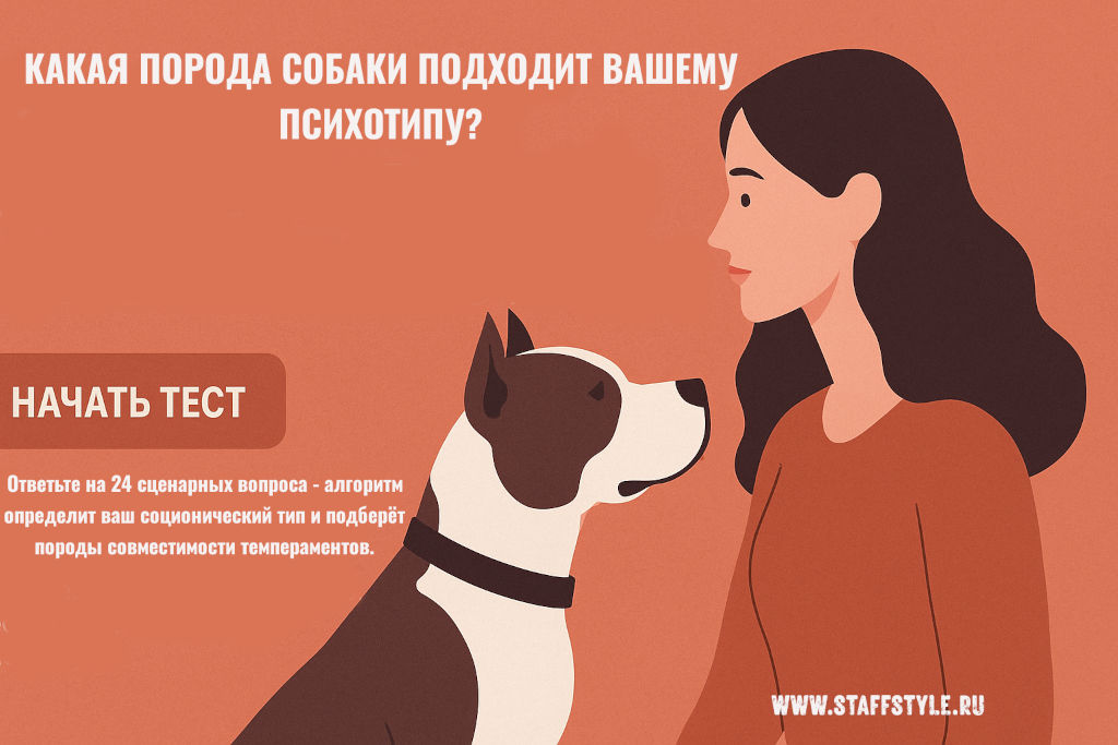 Какая порода собаки подходит вашему психотипу?